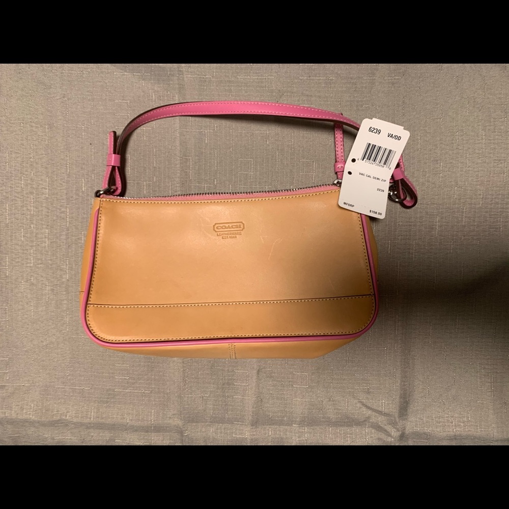 Pink Coach shoulder bag